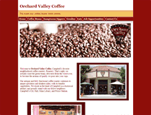 Tablet Screenshot of orchardvalleycoffee.com